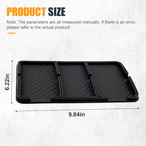 image for YoRise Car Dashboard Mat, Anti-Slip Strong Gripping Automotive Center 