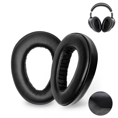 Almohadillas para auriculares de espuma de cuero real de piel de oveja compatibles con Sennheiser PXC550 PXC550-II MB 660 PXC 480 serie miniatura 1