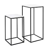 Adecuado para muebles para el hogar: esta mesa es el mobiliario decorativo esencial para la sala de estar, como la mesa del sofá, la mesa auxiliar y la mesa al lado del dormitorio y el soporte de la planta.