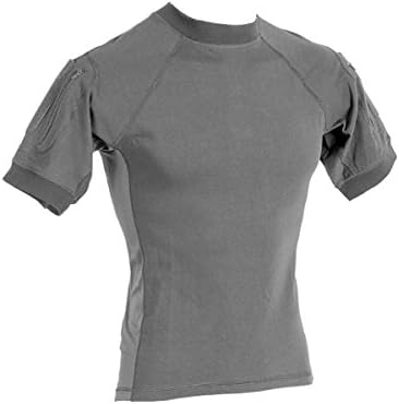 VooDoo Tactical 01-9583014096 Combat Short Sleeve Shirt, Gray, X-Large