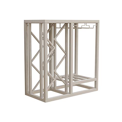Soporte para Botellas 10 Botellas Hierro Blanco miniatura 1