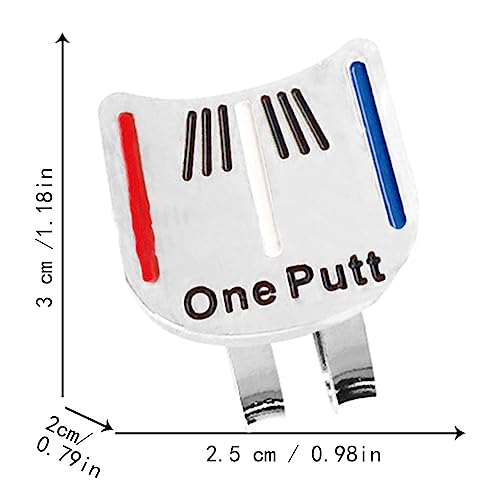 chapéu marcador golfe - chapéu marcador bola metal para Putt - Auxiliares magnéticos treinamento gol