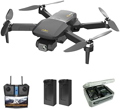 GPS Drone with camera 4k Photo 3-axis Gimbal, FPV Quadcopter for Adults , Brushless Motor, About 60 Mins Flight Time, Long Range, 5GHz Wifi Transmission, Follow Me, Auto Return Home