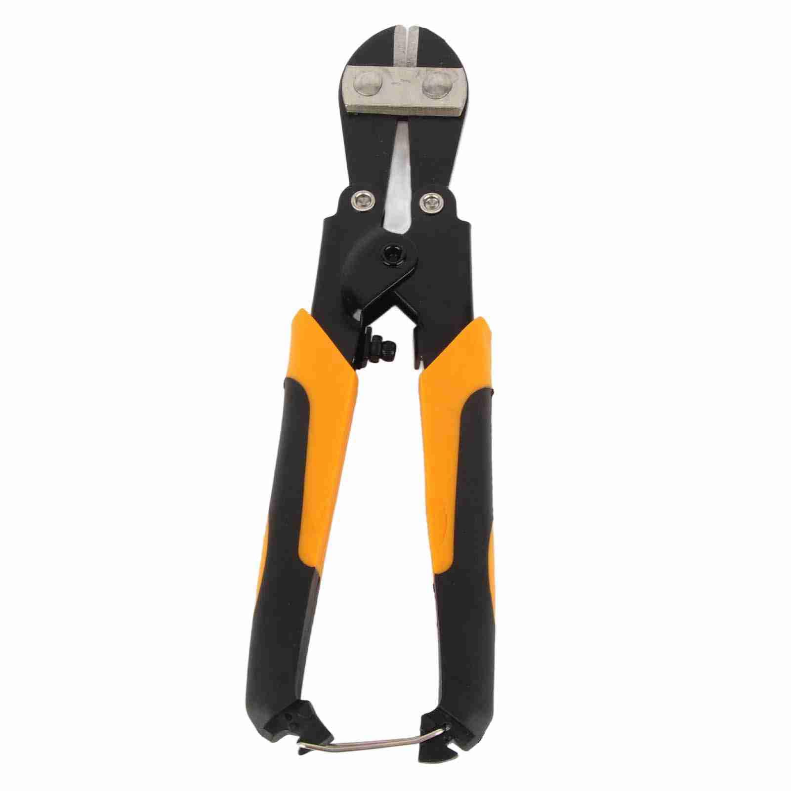 CRV Steel MiNi Bolt Cutters: 8inch Heavy Duty Wire Cable Cutter Pliers Shear Cutting Tool, NonSlip Handle for Reduced Fatigue, Suitable for Various Applications