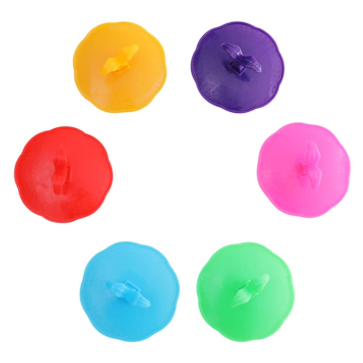 ayushicreationa Men and Women Silicone Hair Shampoo Scalp Massage Brush Shower Bathing Hair Comb Multicolor (2 PCS Comb) 3