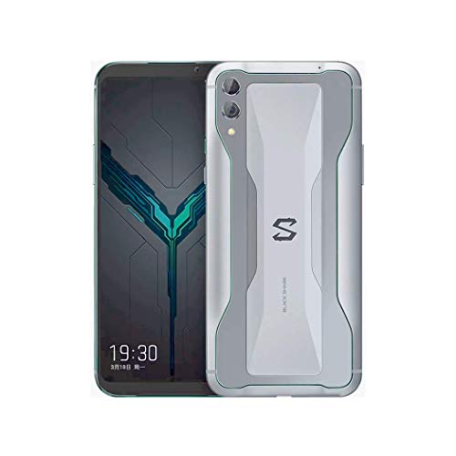 Black Shark 2 8GB + 128GB Plateado - Dual SIM, 6.39 Inch AMOLED, Snapdragon 855, Adreno 640 GPU, Liquid Cooling 3.0, Dual Cmara Trasera 48MP + 12MP, Telfono de Juego - Versin Espaola
