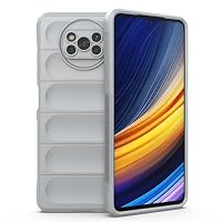 HAOYE Custodia per Xiaomi Poco X3 NFC/Poco X3 Pro Cover, Silicone Carcasa Anticaduta con Bordi Rialzati/Angoli Rinforzati e Design Semplice - Nero