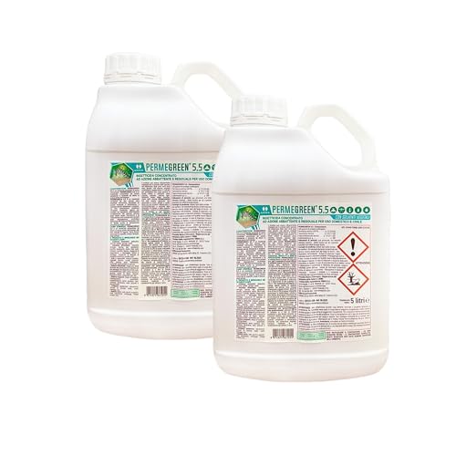 Ossian Permegreen 5.5 Insetticida Concentrato Inodore – Permetrina, Tetrametrina E Pbo – Azione Abbattente E Residuale Contro Zanzare, Mosche, Scarafa