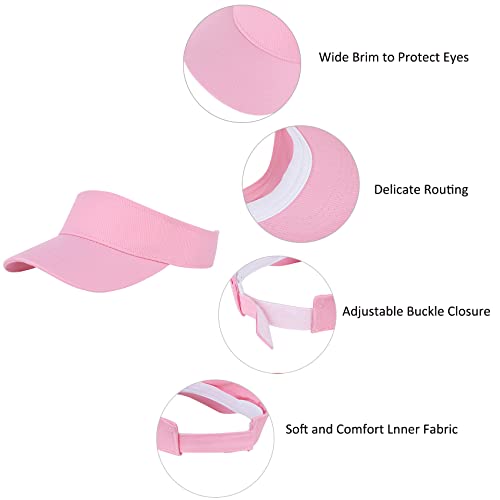 Durio Kids Sun Visor Hat Girls Hat Adjustable Kids Baseball Hat Sports Baseball Cap Athletic Kids Beach Hat Tennis Golf Sun Hats For Kids B Black&White 6-12 Years #TOP1