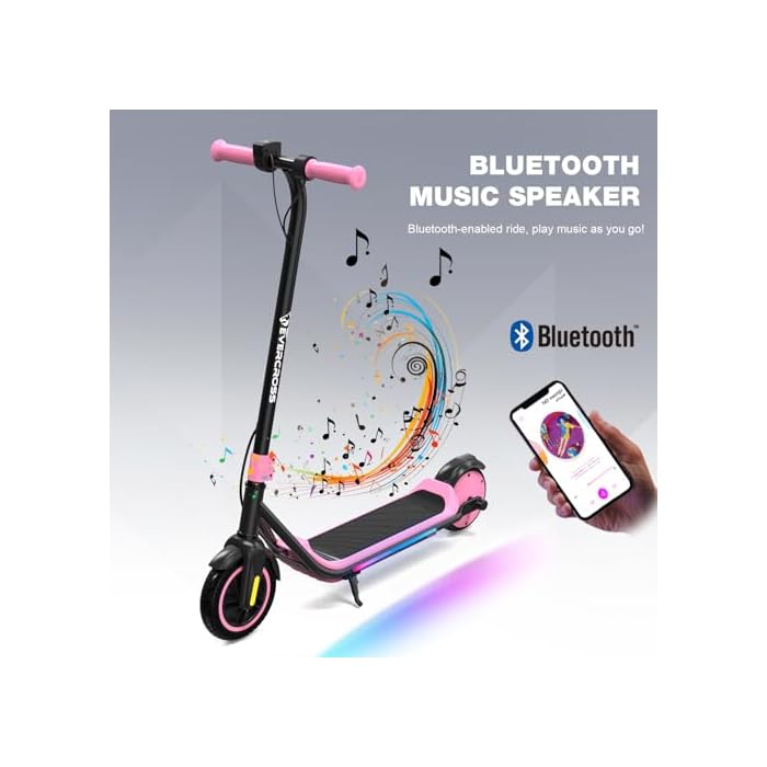 EVERCROSS E6 Kids Electric Scooter and 7-Color Lights - Image 5