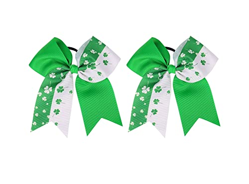 Pince à cheveux trèfle vert Saint-Patrick pour coiffure de défilé fille
