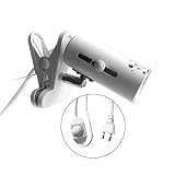 Reptile Tortoise Light Holder Lampe à clip réglable à rotation libre Pet Habitat Lumière, UVA UVB Ray Heat Light Stand,Convient pour 110V-240V(EU Light Holder-White-Adjust)