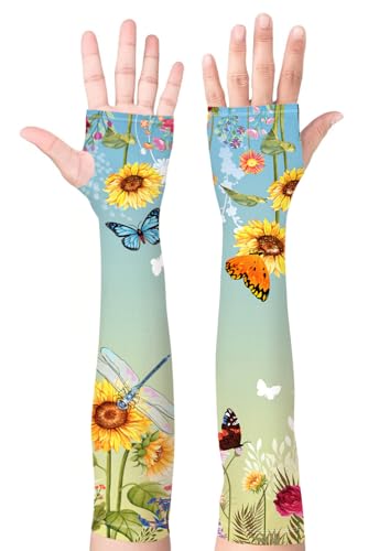 Bebila Gardening Sleeves with Thumb Hole Anti-Scratch