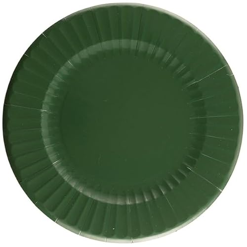 6 Sottopiatti Ø33cm - VERDONE - SOTTOPIATTO in carta monouso - addobbo decoro tavola feste di compleanno, natale, matrimonio, anniversario, nozze, capodanno, party - VERDONE