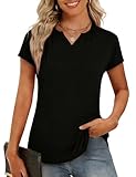 t shirt collar type T-Shirt Polyvalent : short denim + baskets pour un week-end, pantalon cigarette + talons au bureau, ou legging + veste longue en soirée