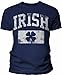 IRISH ATHLETIC - Distressed - St. Patrick's Day Drinking T-shirt - Navy