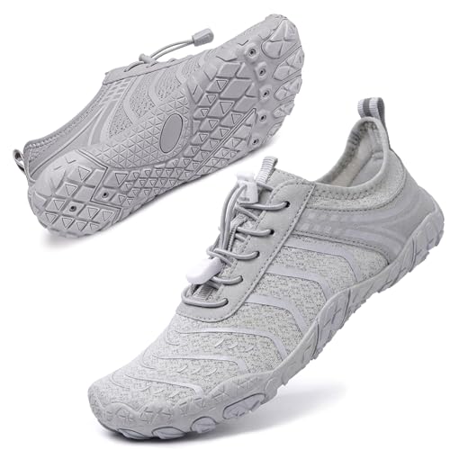 Image of Barefoot Shoes for Women & Men, Grounded Walking Hiking Barefoot Shoes, Wide Toe Box Non-Slip Water Athletic Footwear, Comfortable Vitality Barefoot Footwear, Trail Running Sneakers Unisex
