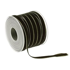 Sharplace 20 Meter Samt Geschenkband Grün