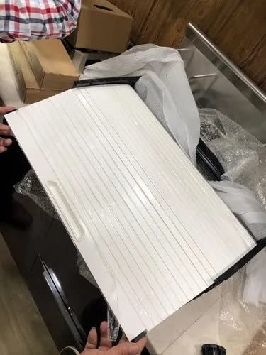 Image of DBR Polyvinyl Chloride Pvc Rolling Shutter Free Standing White For Kitchen Standing Cabinet Width 60 Cm (600X1320 Mm) (White)