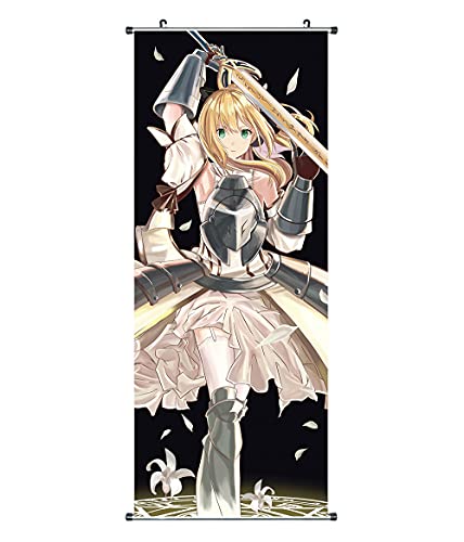 CosplayStudio Fate Stay Night Unlimited Codes - Cuadro enrollable de tela (100 x 40 cm), diseño de flores