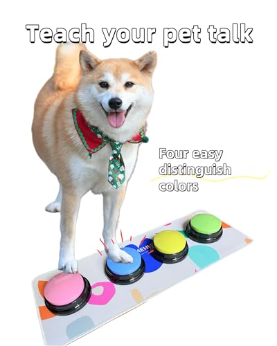 Dog Using ZUMEHU Communication Buttons