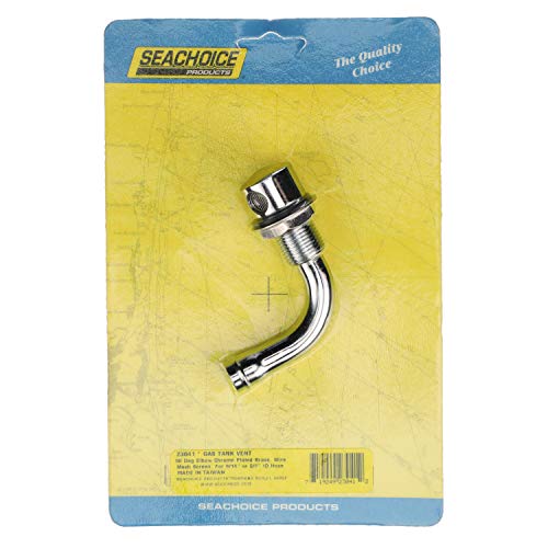 Seachoice Thru Hall Fuel Tank Vent, Chrome-Plated Brass, 5/8 In., 90 Degree by SEACHOICE - Image 6