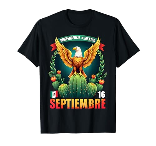 16th Of September 1810 Mexico Independence Day Camiseta