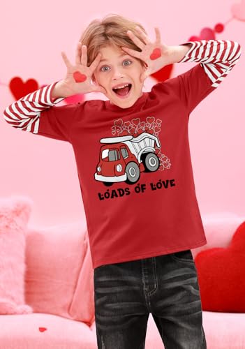 Image of BesserBay Valentines Day Unisex Kids Long Sleeve Top 2-14 Years