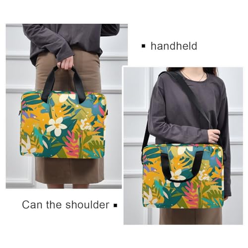 Funda para portátil con flores tropicales 13-15.6 pulg miniatura 2
