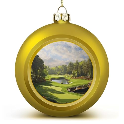 Décorations de sapin de Noël de golf solides anti-casse - 2