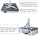 Coret Universal Projector Mount Adjustable Ceiling Wall Mount, Projector Extending Arms Mount for LCD/DLP Home and Office Movie Device, for Epson Optoma Benq, Hold up to 33 lbs (Black)
