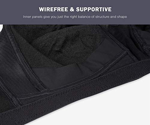 HANSCA Sutiã minimizador plus size, sem aro, sem enchimento, sem forro, suporte para mulheres com bu
