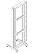 RAISING ELECTRONICS one Piece 42 U Vertical Plastic Cable Manager for Servers Racks Cabinets