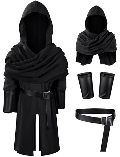 Image of TOKYO REVENGERS Kids Medieval Renaissance Pirate Costume Knight Cosplay Outfit LARP Costume Accessories Set