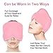 Headache Relief Cap With Reusable 360 Ice Gel Pack - Wearable Migraine and Tension Relief Hat for Puffy Eyes, Sinus & Stress - One Size Fits All