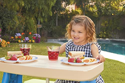Little Tikes Easy Store Picnic Table with Umbrella, Multi Color, 42.00''L x 38.00''W x 19.75''H by Little Tikes - Image 2