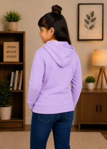 Image of ADBUCKS Girl's Cotton Hooded Sweatshirt