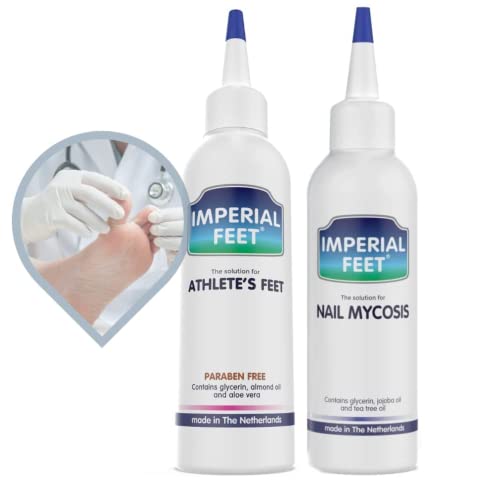Imperial Feet Onicomicosis 75 ml y Pie de Atleta 75 ml Combo de Cuidado para Uñas