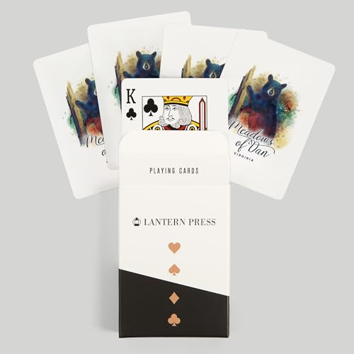 Lantern Press Meadows of Dan, Virginia, 52 naipes póker miniatura 6