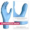ARNOMED Guanti nitrile monouso blu extra lunghi, Guanti monouso lunghi 30 cm in L, Guanti monouso nitrile extra spessi, 100 pz/scatola, guanti nitrile resistenti usa e getta lunghi S, M, L & XL #3