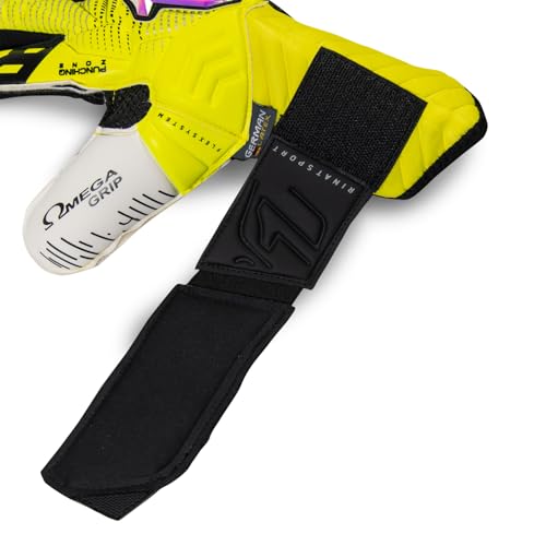 Gants de Gardien Rinat Egotiko Stellar Alpha Junior Jaune Taille 5 Matchs - 3