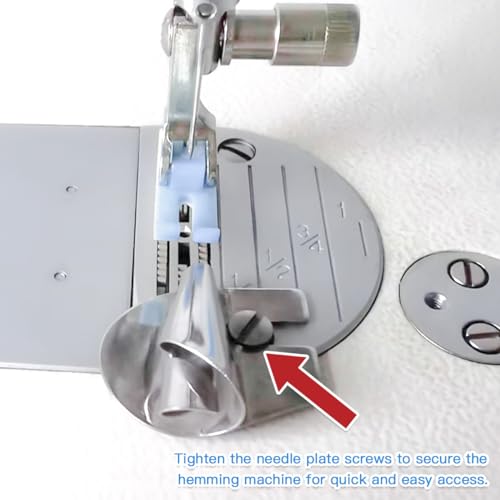 6 Piezas Pie para Dobladillo Enrollado Universal para Máquina de Coser miniatura 4