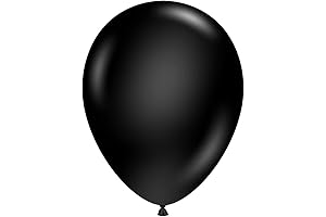 Tuflex Durable 5 Inch Black Latex Balloons