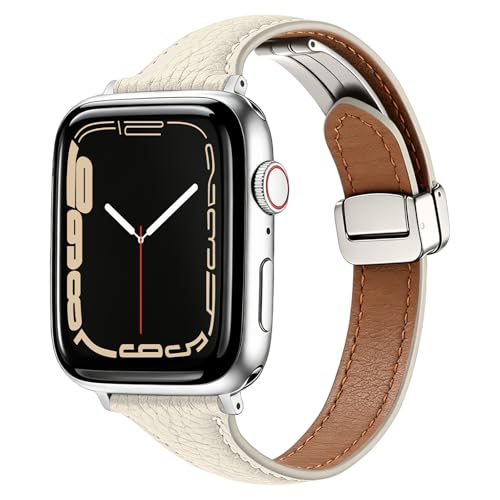 HAYONLIY Apple Watch �A�b�v���E�H�b�` 38/40/41/4249/46/45/44mm �ɑΉ� ���C�o�b�N�� �������U�[�{�v�� ���f�B�[�X ������� �_�炩�� �����x���g iWatch 11/10/9/8/7/6/5/3/SE �Ή�