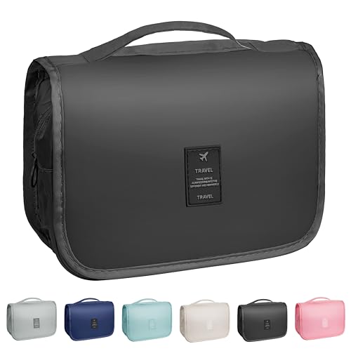 YEMEDA Toiletry Bag Travel Bag with Hanging Hook, Waterproof Capacity