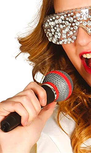 Fiestas Guirca Faux en Plastique Micro cm 20 pour Le Chanteur de déguisement