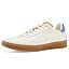 Powder/Biscuit Leather/Provincial Blue Suede/Gum