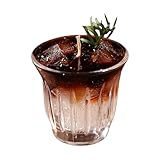 Réfraction de la lumière chaude : conçue pour émettre une lumière douce et chaude, la bougie à café améliore le double plaisir sensoriel en mélangeant la beauté visuelle avec un parfum réconfortant, créant un environnement serein adapté à la détente en soirée ou à un éclairage de décoration de fête élégant.