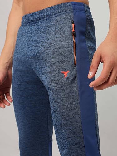 Image of TECHNOSPORT Men's Slim Fit Active Running Track Pant - (MPP681-123-P) Pack of 1