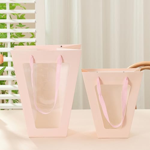 Fenêtre trapézoïdale pour bouquet de fleurs emballage stable